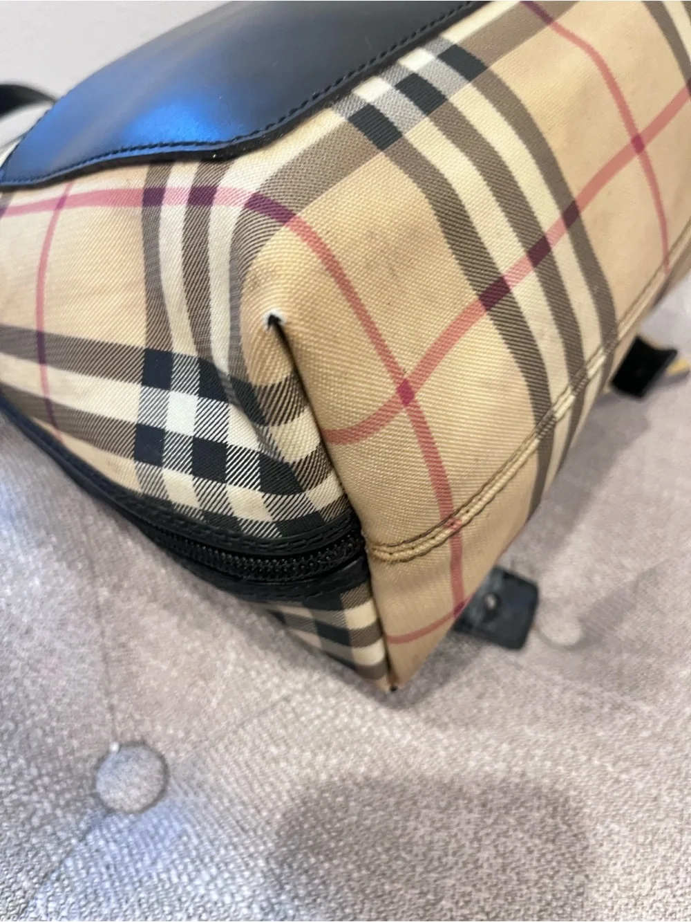 Burberry Nova Check Canvas Backpack